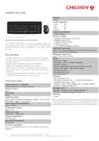 Datasheet for Cherry JD-0520FR-2, EAN: 4025112087530