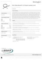 Datasheet for Kensington K65022M, EAN: 0085896650225