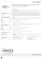 Datasheet for Kensington K33853WW, EAN: 0085896338536
