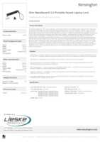 Datasheet for Kensington K65025WW, EAN: 0085896650256