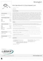 Datasheet for Kensington K65024S, EAN: 0085896650249