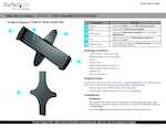 Datasheet for Startech.com TABLET-VESA-ADAPTER, EAN: 0065030895354