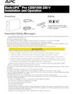 Datasheet for APC BR1200G-FR, EAN: 0731304268727