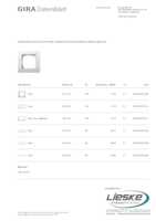 Datenblatt zu Gira 0211327, EAN: 4010337074168