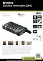 Datasheet for Sandberg 420-36, EAN: 5705730420368