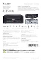 Datasheet for Shuttle XH510G, EAN: 0887993005041