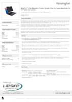 Datasheet for Kensington K58374WW, EAN: 0085896583745