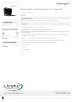 Datenblatt zu Kensington 628661, EAN: 4049793080598