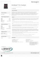 Datenblatt zu Kensington K72080WW, EAN: 0085896720805