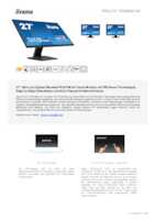 Datenblatt zu Iiyama T2752MSC-B1, EAN: 4948570122998