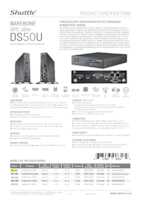Datasheet for Shuttle DS50U, EAN: 0887993006574