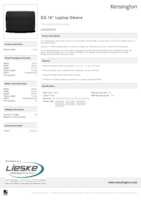 Datasheet for Kensington K60395WW, EAN: 0085896603955