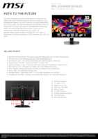 Datenblatt zu MSI 9S6-3DD29A-006, EAN: 4711377159449
