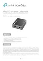 Datasheet for TP-Link MC420L, EAN: 8885020625554