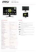 Datasheet for MSI 9S6-3CE41H-053, EAN: 4711377331760