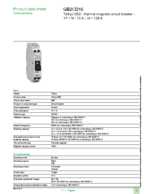 Datasheet for Schneider Electric GB2CD16, EAN: 3389110214956