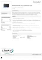 Datenblatt zu Kensington 628906