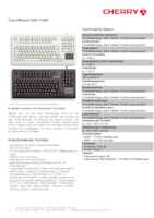 Datasheet for Cherry G80-11900LUMDE-0, EAN: 4025112048616