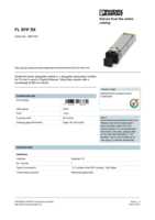 Datasheet for Phoenix Contact 2891754, EAN: 4046356166782