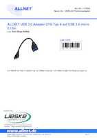 Datasheet for Allnet USB3.0OTGmicroadapter, EAN: 4038816127051