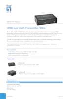 Datasheet for LevelOne HVE-9111T, EAN: 4015867192856
