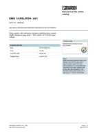 Datasheet for Phoenix Contact 2949240, EAN: 4017918083748