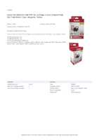Datasheet for Canon 6204C005, EAN: 8714574683072