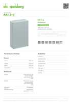 Datenblatt zu Spelsberg 74140301, EAN: 4013902885046