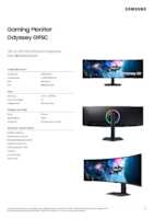 Datenblatt zu Samsung LS49CG954EUXEN, EAN: 8806095234915