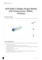 Datenblatt zu LevelOne SFP-2503, EAN: 4015867240014