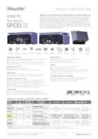 Datasheet for Shuttle SPCEL12, EAN: 0887993007243