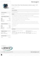 Datasheet for Kensington 628994, EAN: 4049793087603