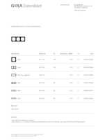 Datasheet for Gira 0213153, EAN: 4010337126300