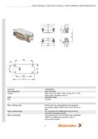 Datasheet for Weidmüller 1790030000, EAN: 4032248212095