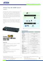 Datasheet for Aten ATEN VS481C, EAN: 4719264646270