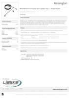 Datasheet for Kensington K65099S, EAN: 0085896650997