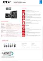 Datasheet for MSI 7D98-001R, EAN: 4711377028363