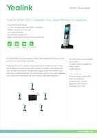 Datasheet for Yealink W56H, EAN: 6938818301337