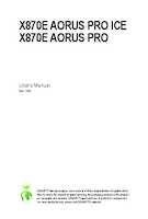 Datenblatt zu Gigabyte X870E AORUS PRO ICE, EAN: 4719331864798