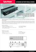Datasheet for CyberPower BPE144VL2U01, EAN: 4712856275575