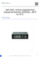 Datasheet for LevelOne IGP-1031, EAN: 4015867223963