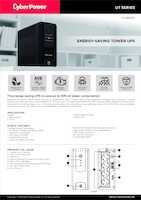 Datasheet for CyberPower UT1200EG, EAN: 4712856273427