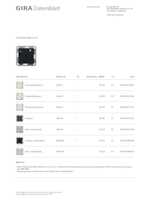 Datasheet for Gira 2664005, EAN: 4010337037064