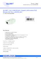 Datasheet for Allnet ALL-LAN-ISO-4kV, EAN: 4038816089663
