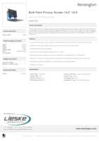 Datasheet for Kensington K52927EU, EAN: 5028252642569