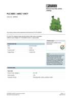 Datasheet for Phoenix Contact 2966058, EAN: 4017918130817