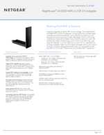 Datasheet for Netgear A7500-100PES, EAN: 0606449170146