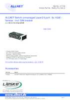 Datasheet for Allnet Shelly_Pro_Hub_8