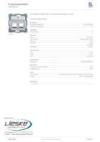 Datasheet for Berker 14631404, EAN: 4011334301141