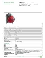 Datasheet for Schneider Electric XB4BVG4, EAN: 3389110891973